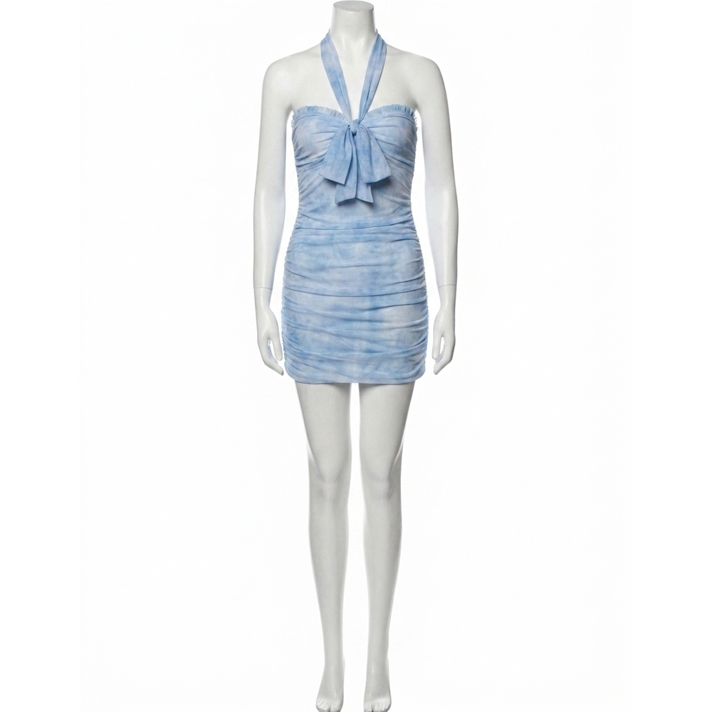NEW KESTAN scarlett mini dress in blue